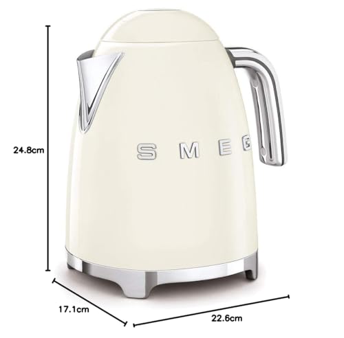 smeg klf03cruk retro style kettle cream smeg klf03cruk retro style kettle cream
