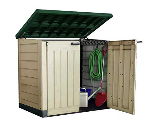 storage keter store it out max 1200l shed beige/green storage keter store it out max 1200l shed beige/green