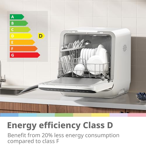 comfee' table top dishwasher 7+3 programs mini tabletop dishwasher no plumbing, 6l built in water tank comfee' table top dishwasher 7+3 programs mini tabletop dishwasher no plumbing, 6l built in water tank