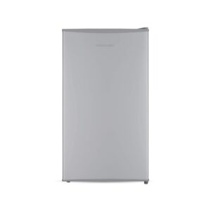 cookology ucif93bk freestanding under counter fridge in silver 93 litre capacity