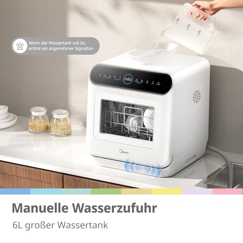 comfee' table top dishwasher 7+3 programs mini tabletop dishwasher no plumbing, 6l built in water tank comfee' table top dishwasher 7+3 programs mini tabletop dishwasher no plumbing, 6l built in water tank