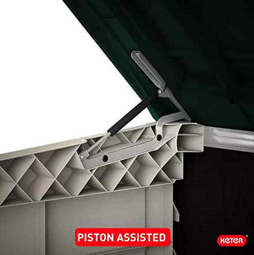 storage keter store it out max 1200l shed beige/green storage keter store it out max 1200l shed beige/green