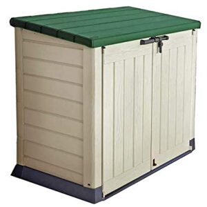 storage keter store it out max 1200l shed beige/green