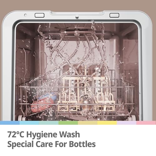 comfee' table top dishwasher 7+3 programs mini tabletop dishwasher no plumbing, 6l built in water tank comfee' table top dishwasher 7+3 programs mini tabletop dishwasher no plumbing, 6l built in water tank