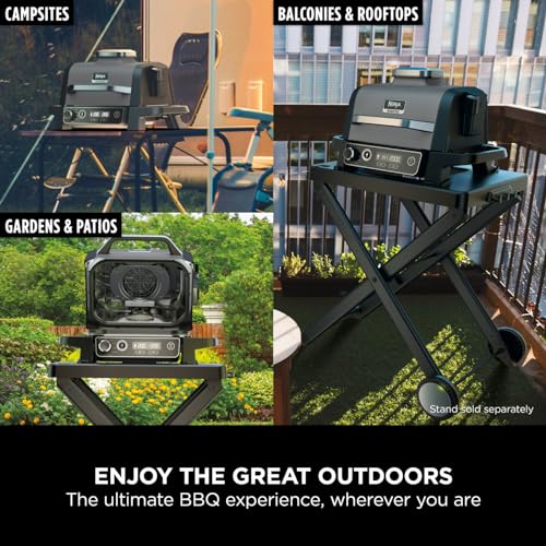 ninja woodfire electric bbq grill & smoker, 7 in 1 outdoor grill & air fryer, roast, bake, dehydrate ninja woodfire electric bbq grill & smoker, 7 in 1 outdoor grill & air fryer, roast, bake, dehydrate
