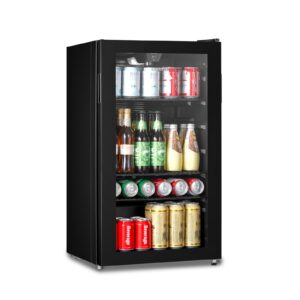 comfee' rcz99bg2(e) under counter beer & drinks fridge 93l capacity,holds up to 115 cans