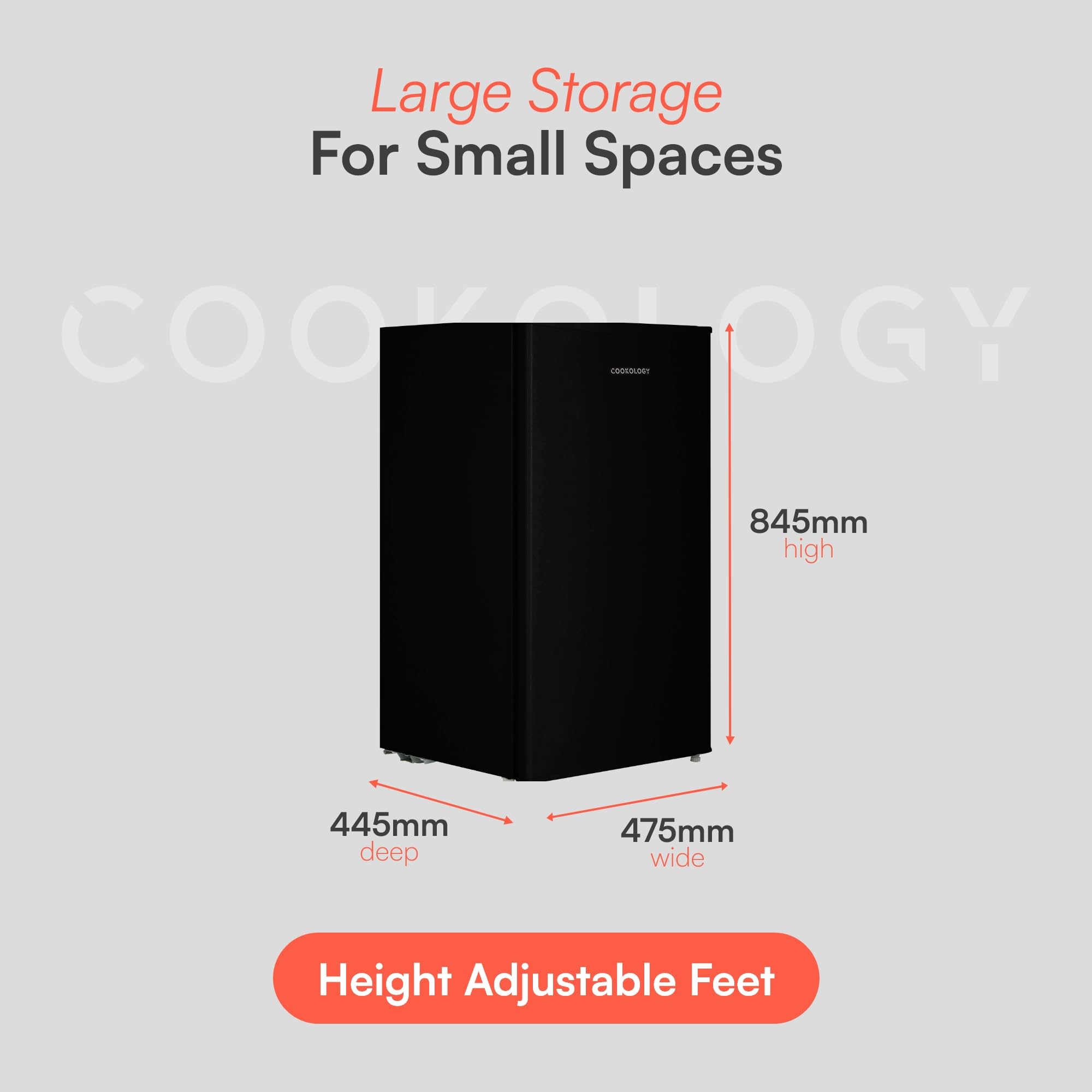 cookology ucfz60 freestanding under counter freezer in black 60 litre capacity cookology ucfz60 freestanding under counter freezer in black 60 litre capacity