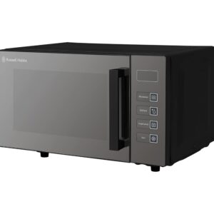 russell hobbs rhem2301b 23l easi flatbed digital 800w solo microwave, freestanding, black
