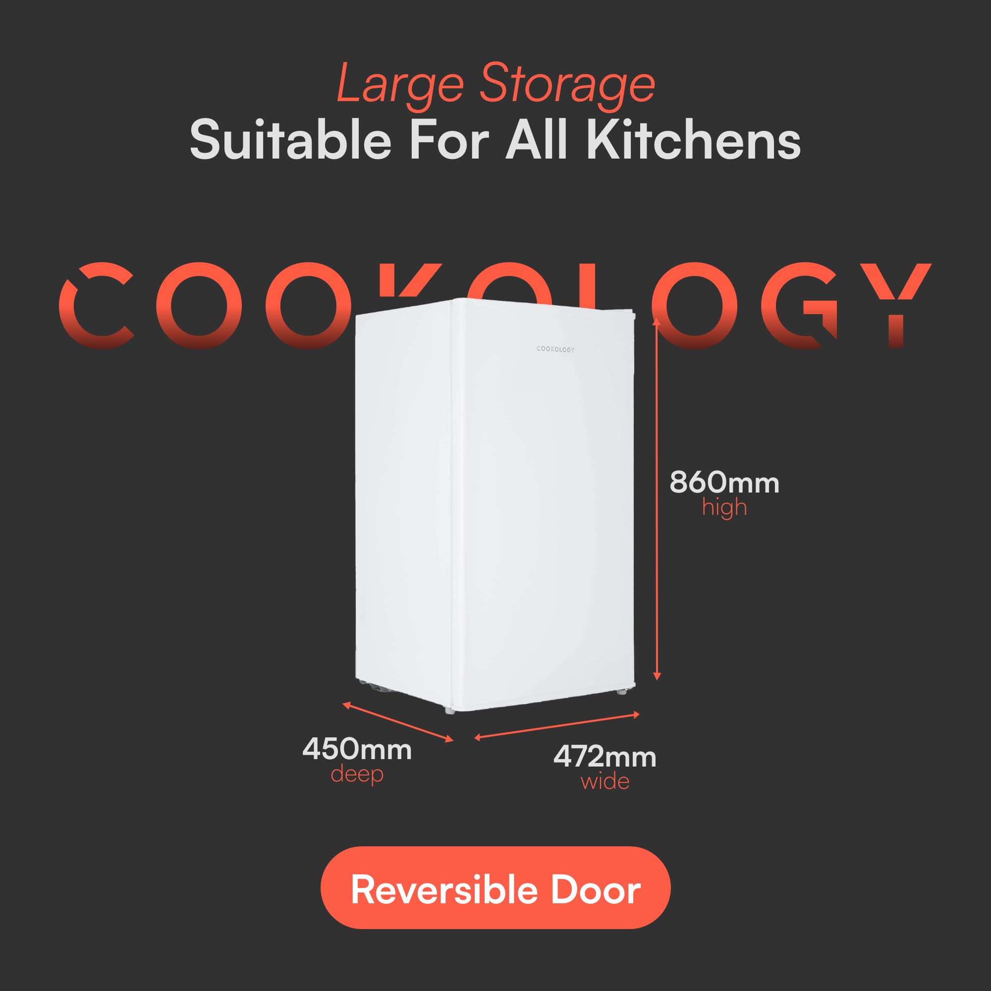 cookology ucif93wh freestanding under counter fridge in white 93 litre capacity cookology ucif93wh freestanding under counter fridge in white 93 litre capacity