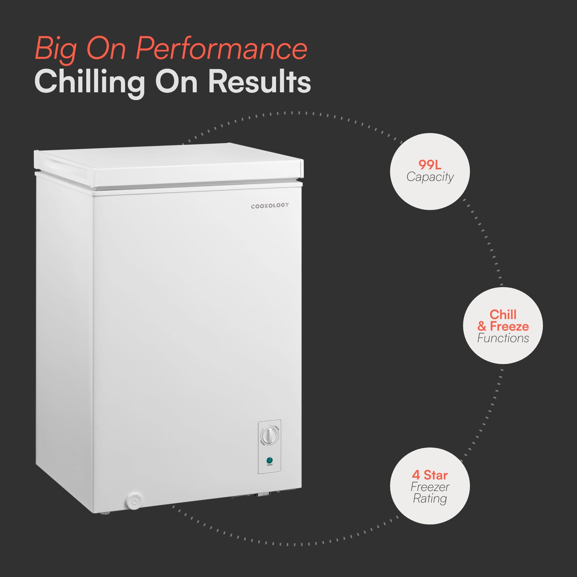 cookology ccfz99wh freestanding chest freezer in white 99 litre capacity suitable for outbuildings cookology ccfz99wh freestanding chest freezer in white 99 litre capacity suitable for outbuildings