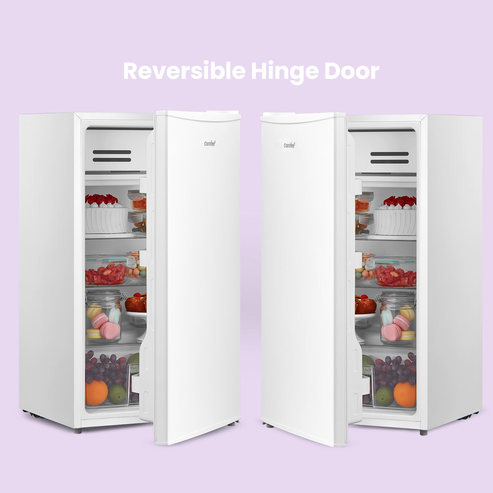 comfee' rcd93wh2(e) under counter fridge, 93l small fridge with cooler box, interior light comfee' rcd93wh2(e) under counter fridge, 93l small fridge with cooler box, interior light