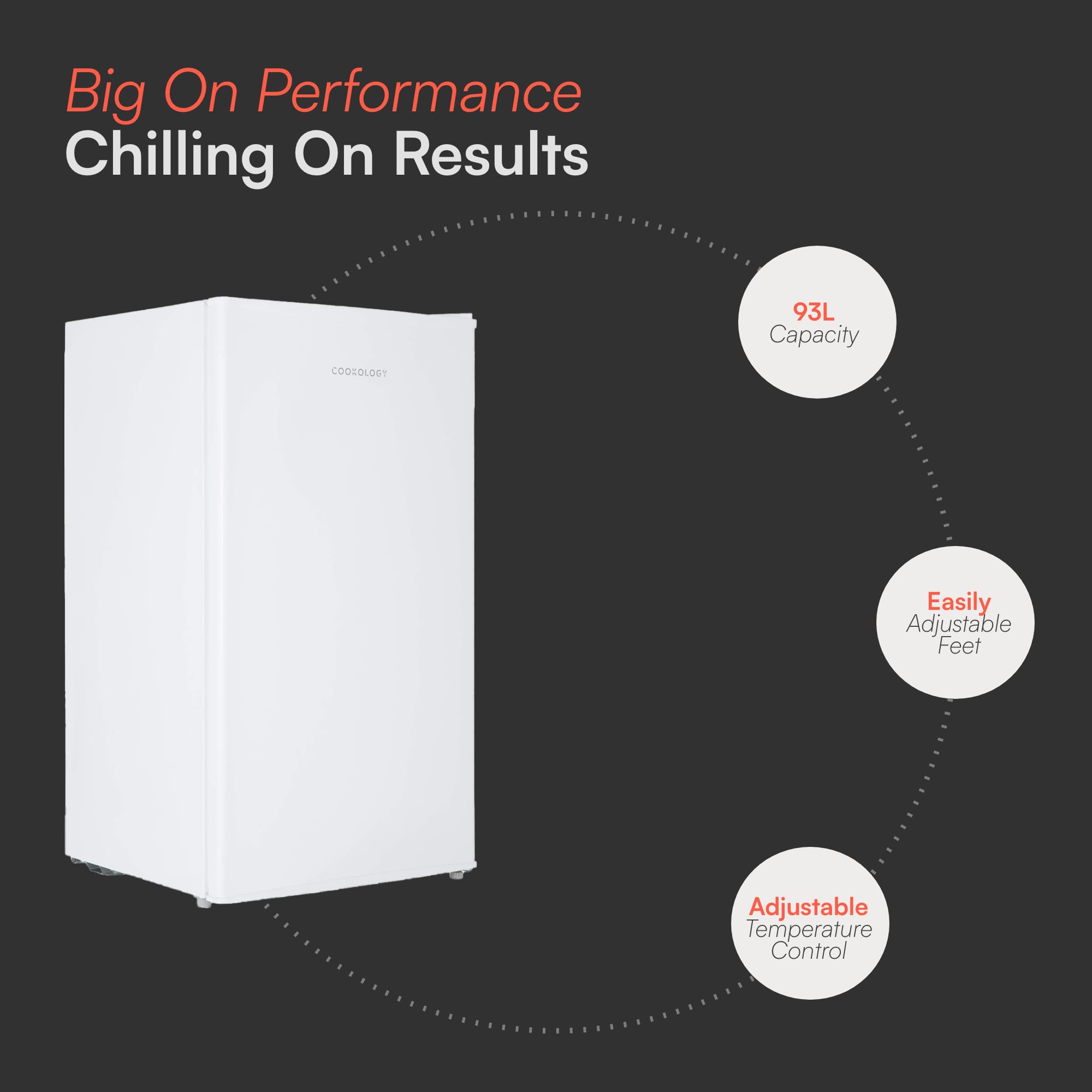 cookology ucif93wh freestanding under counter fridge in white 93 litre capacity cookology ucif93wh freestanding under counter fridge in white 93 litre capacity
