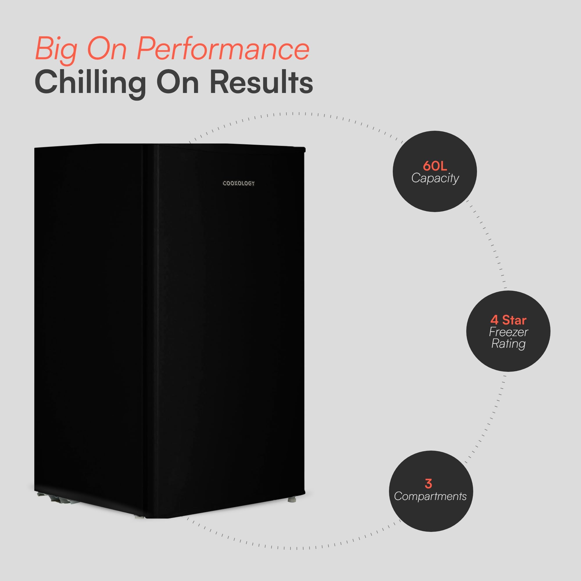 cookology ucfz60 freestanding under counter freezer in black 60 litre capacity cookology ucfz60 freestanding under counter freezer in black 60 litre capacity