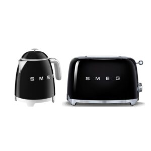 smeg 50’s style retro range breakfast set, 0.8l 1400w mini kettle and multi functional