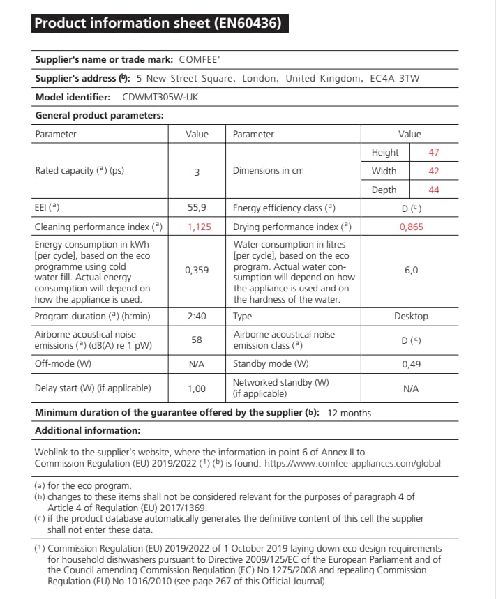 comfee' table top dishwasher 7+3 programs mini tabletop dishwasher no plumbing, 6l built in water tank comfee' table top dishwasher 7+3 programs mini tabletop dishwasher no plumbing, 6l built in water tank