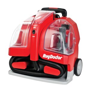 rug doctor 93306 portable spot cleaner, plastic, 1100 w, 1.9 liters, red/black