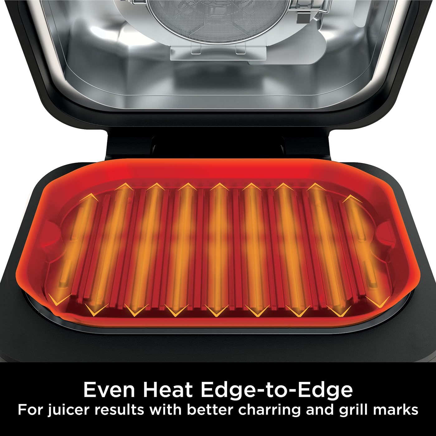 ninja foodi max pro health grill, flat plate & air fryer 3.8l with digital cooking probe, 7 in 1, air fry ninja foodi max pro health grill, flat plate & air fryer 3.8l with digital cooking probe, 7 in 1, air fry