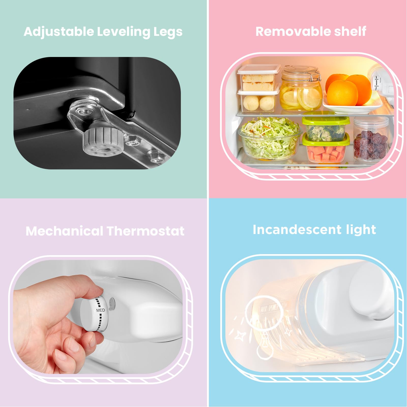 comfee' rct87bl2(e) under counter fridge freezer, 87l double door small fridge freezer with light comfee' rct87bl2(e) under counter fridge freezer, 87l double door small fridge freezer with light