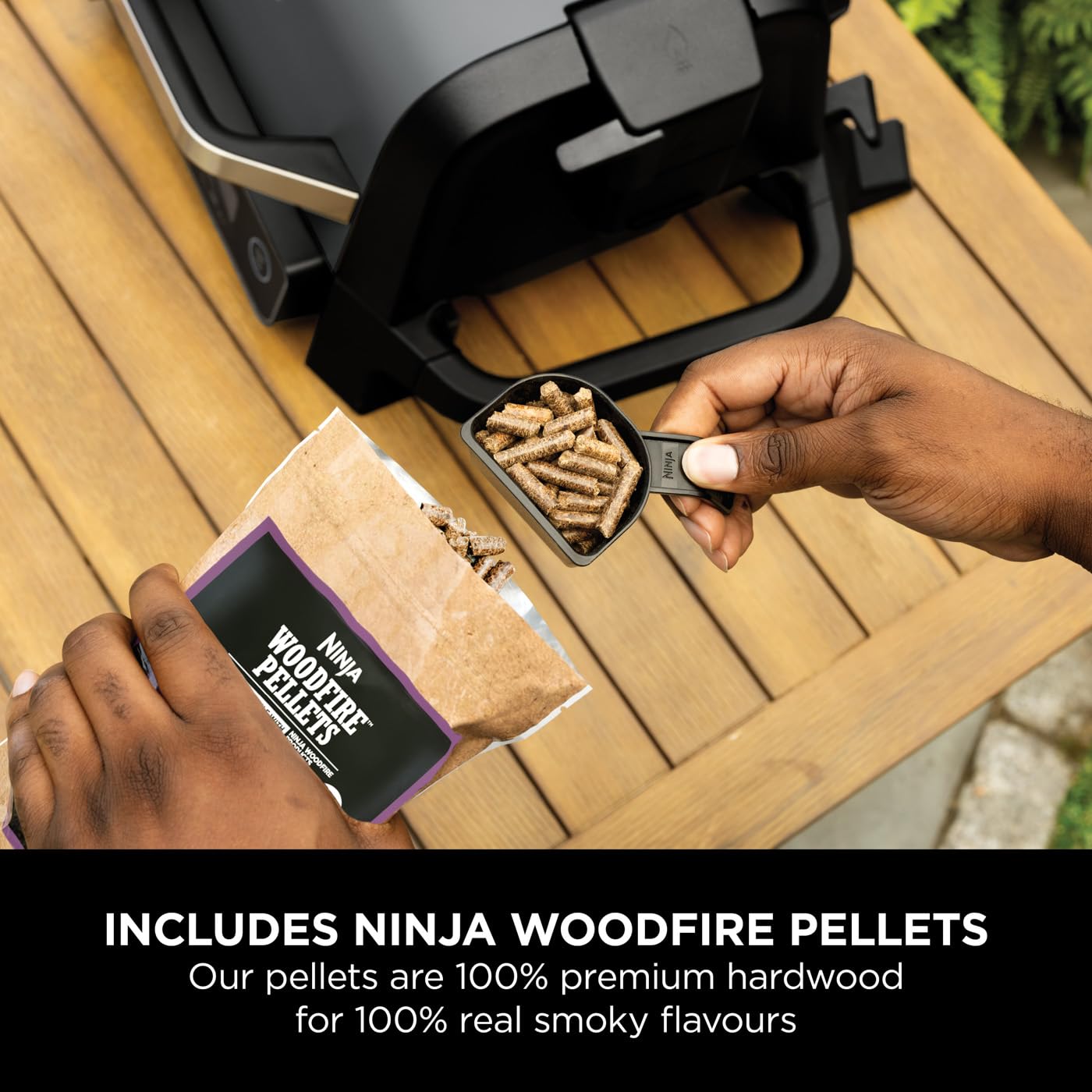ninja woodfire electric bbq grill & smoker, 7 in 1 outdoor grill & air fryer, roast, bake, dehydrate ninja woodfire electric bbq grill & smoker, 7 in 1 outdoor grill & air fryer, roast, bake, dehydrate