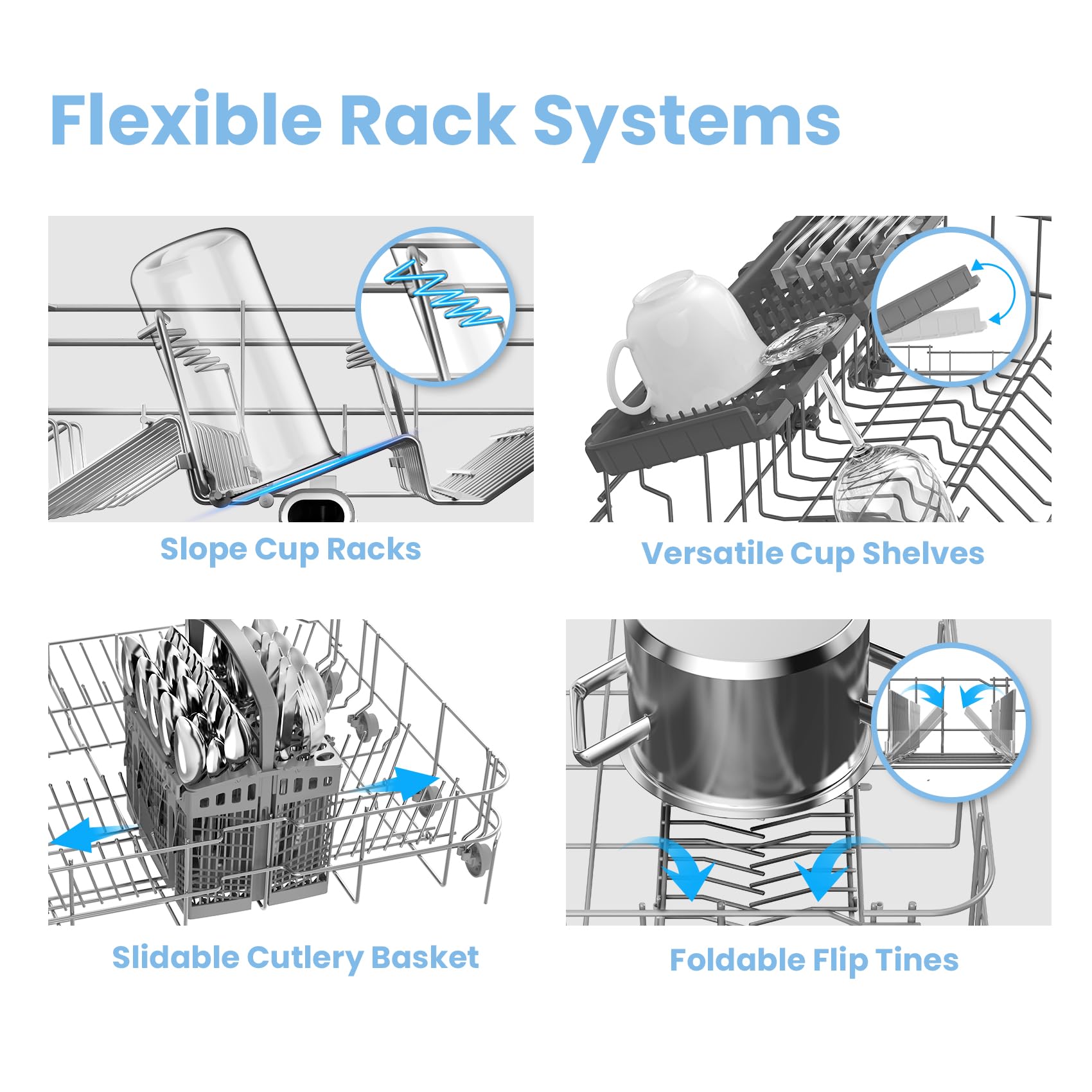 comfee' freestanding dishwasher fd1435e w with 14 place settings, full size, 44db, wide led display comfee' freestanding dishwasher fd1435e w with 14 place settings, full size, 44db, wide led display