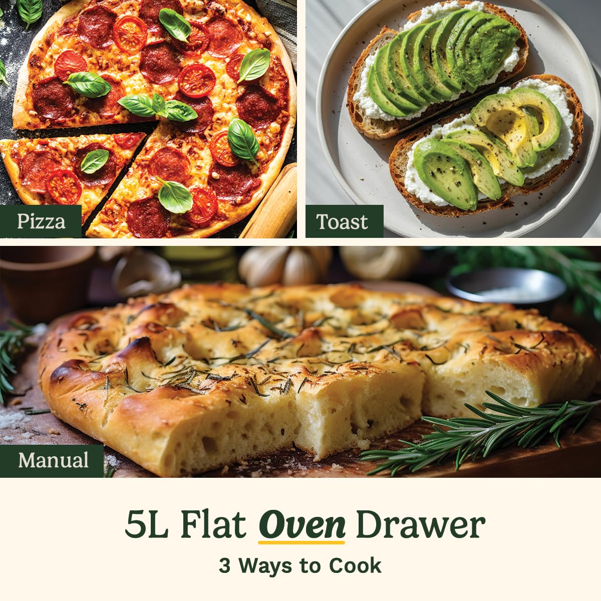 cuisinart tri zone 13.6l air fryer & oven | pfas free | xxxl capacity | 3 independent cooking zones cuisinart tri zone 13.6l air fryer & oven | pfas free | xxxl capacity | 3 independent cooking zones