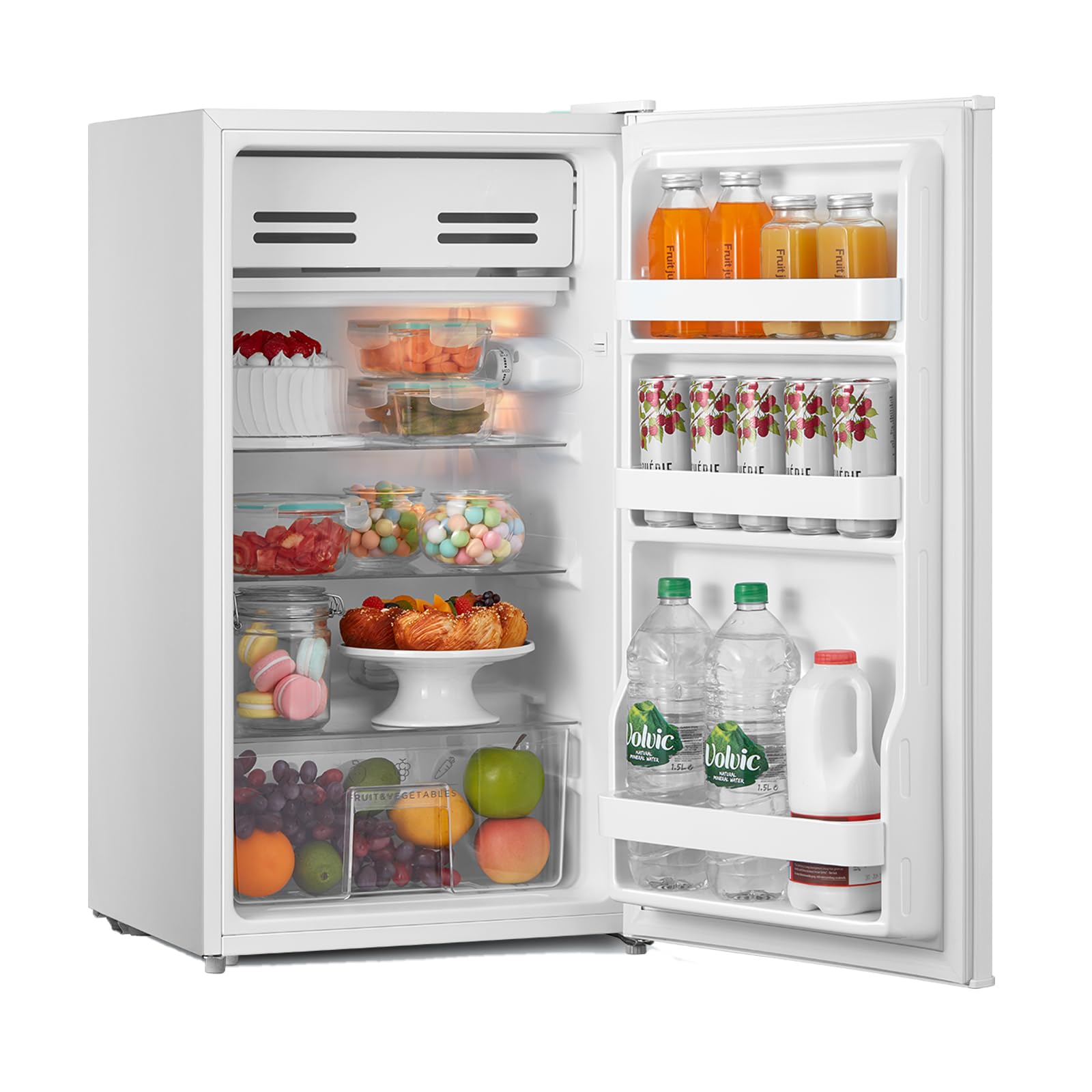 comfee' rcd93wh2(e) under counter fridge, 93l small fridge with cooler box, interior light comfee' rcd93wh2(e) under counter fridge, 93l small fridge with cooler box, interior light