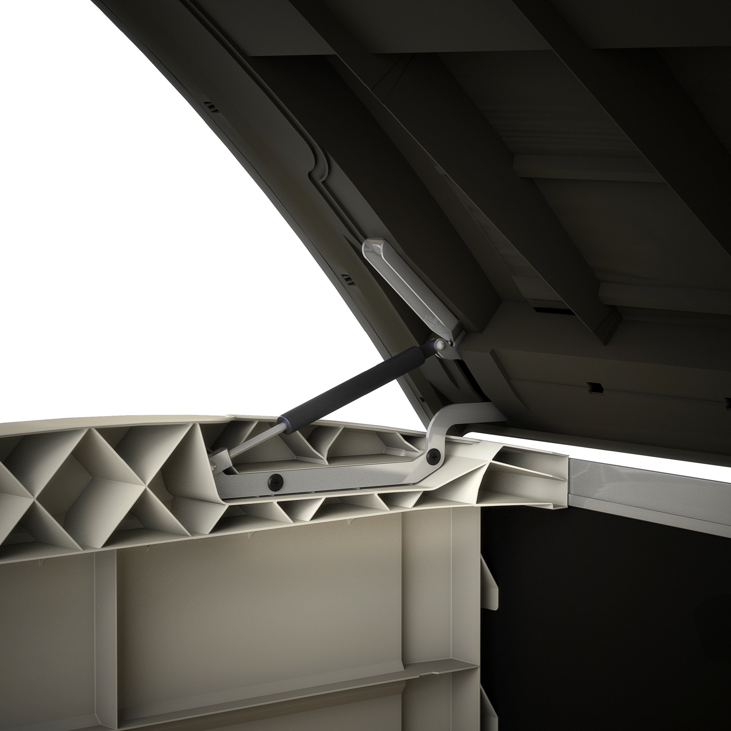 keter store it arc outdoor garden shed, 1200 litres, taupe/beige keter store it arc outdoor garden shed, 1200 litres, taupe/beige