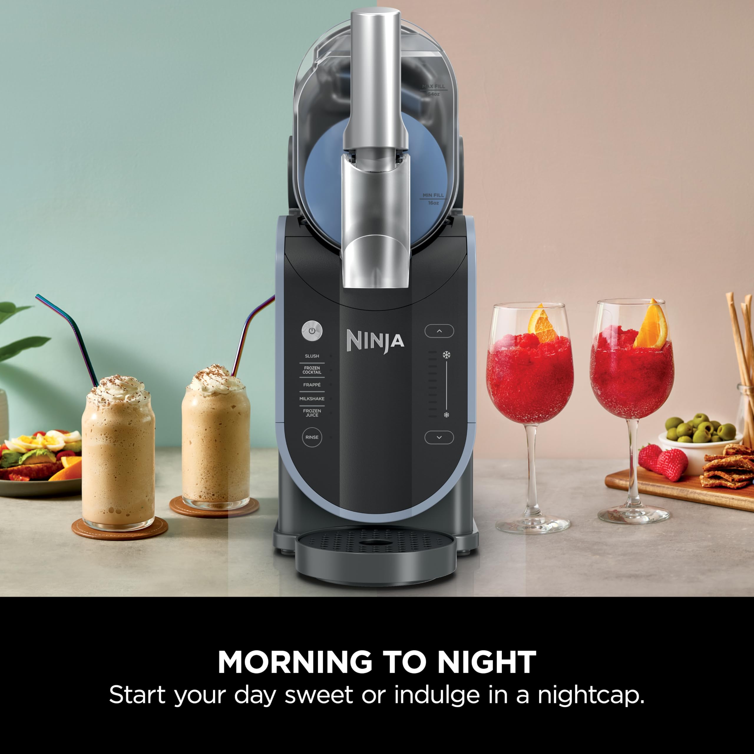 ninja slushi frozen drinks maker, create slush, frozen cocktails, frappé, milkshakes & frozen juice ninja slushi frozen drinks maker, create slush, frozen cocktails, frappé, milkshakes & frozen juice