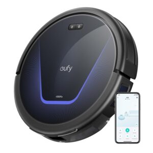 eufy g50 robot vacuum cleaner with 4,000 pa strong suction, pro detangle comb, roller brush
