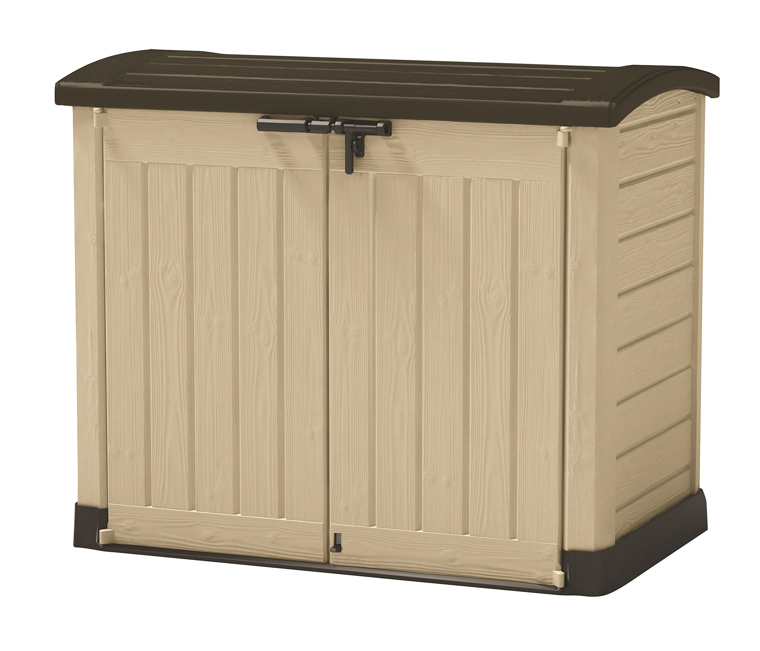 keter store it arc outdoor garden shed, 1200 litres, taupe/beige keter store it arc outdoor garden shed, 1200 litres, taupe/beige