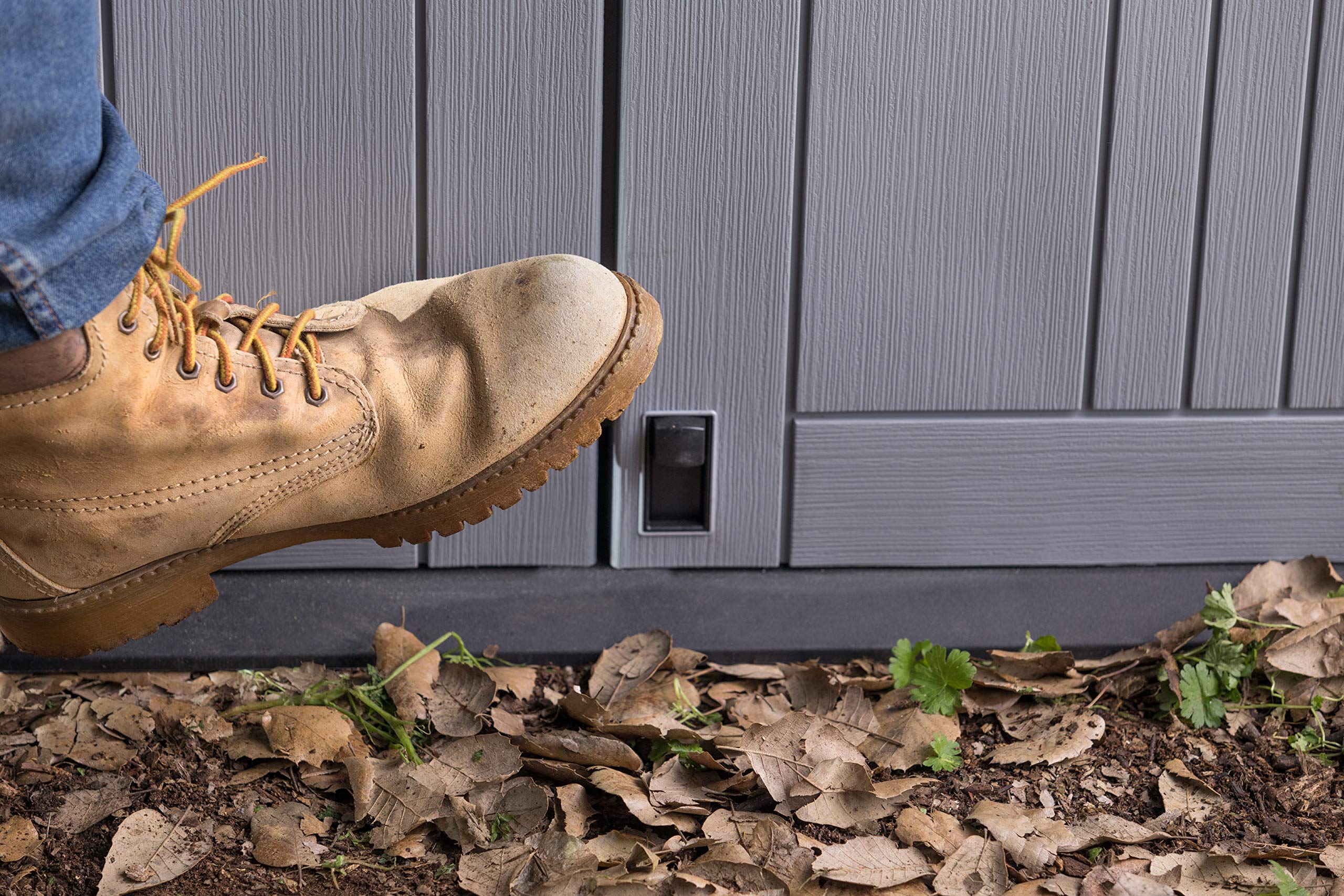 keter store it out nova outdoor garden storage shed, 32 x 71.5 x 113.5 cm, light grey with dark grey lid keter store it out nova outdoor garden storage shed, 32 x 71.5 x 113.5 cm, light grey with dark grey lid