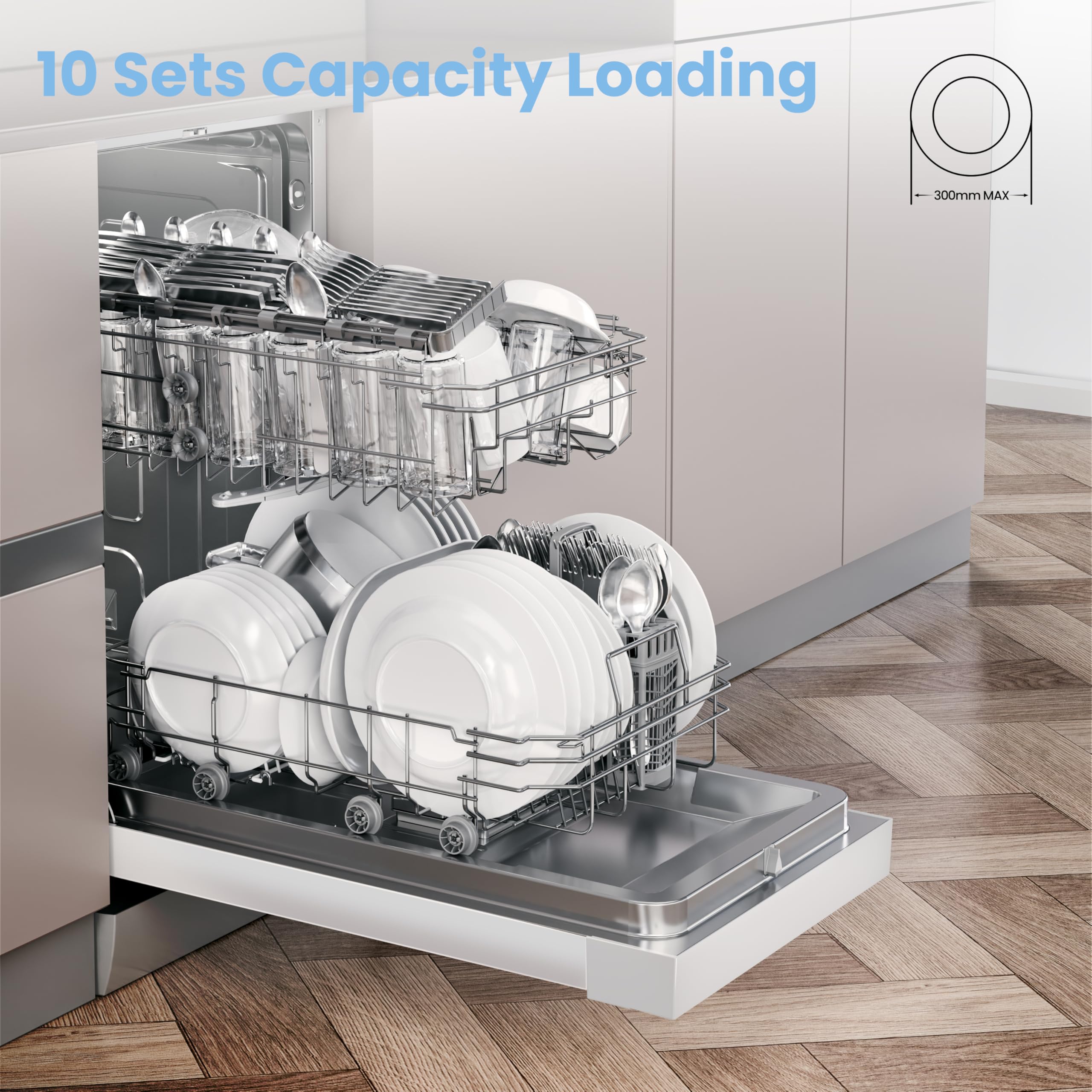 comfee' freestanding dishwasher cdwef1034bw uk 45cm width, slimline dishwasher with 10 place settings comfee' freestanding dishwasher cdwef1034bw uk 45cm width, slimline dishwasher with 10 place settings